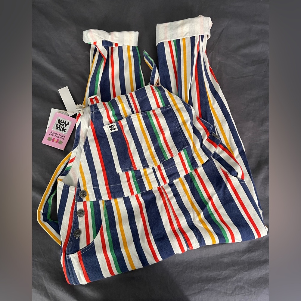 Lucy & Yak Women's Striped Overall